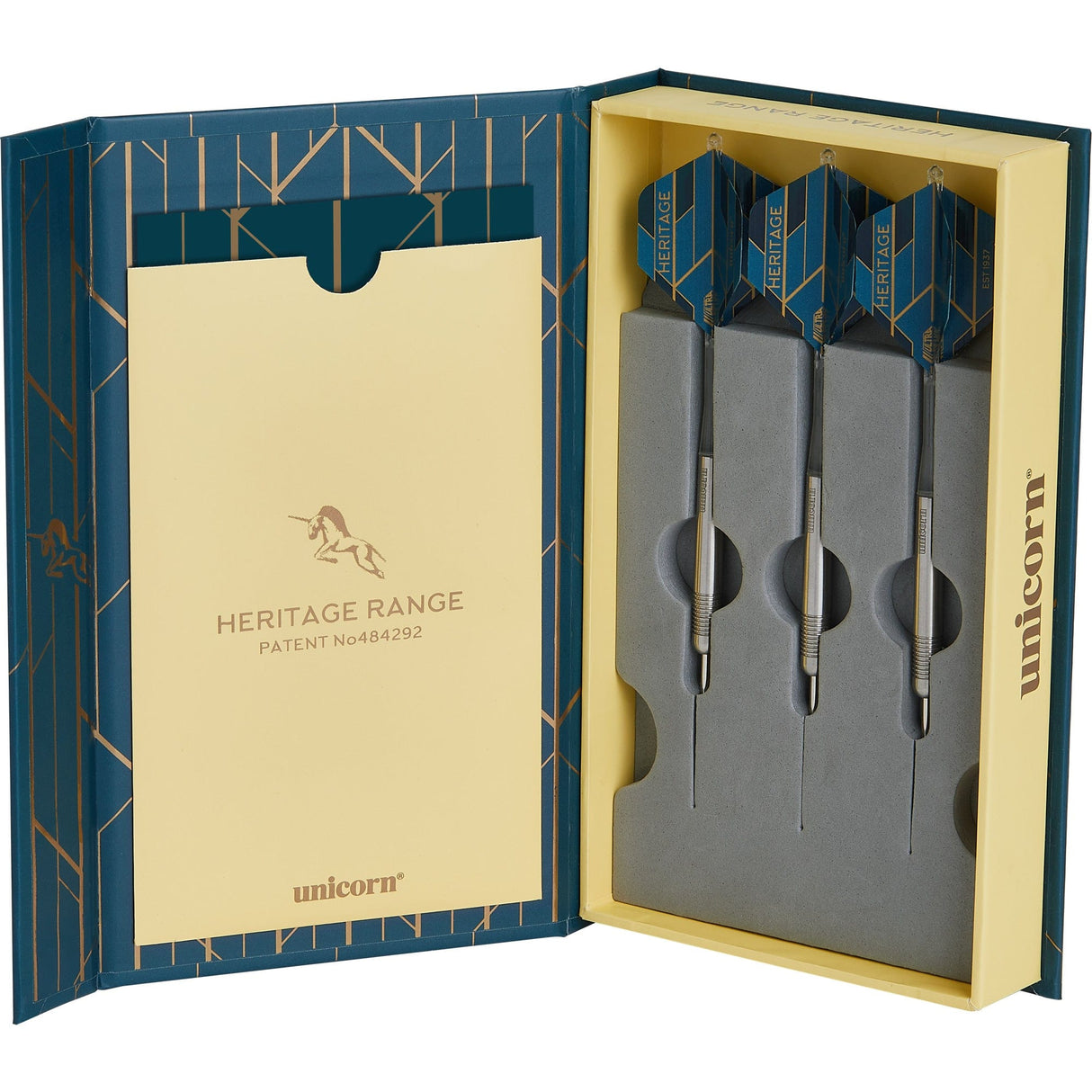 Unicorn Heritage Darts - Steel Tip - T90 - 1976 - Twin Ringed 23g